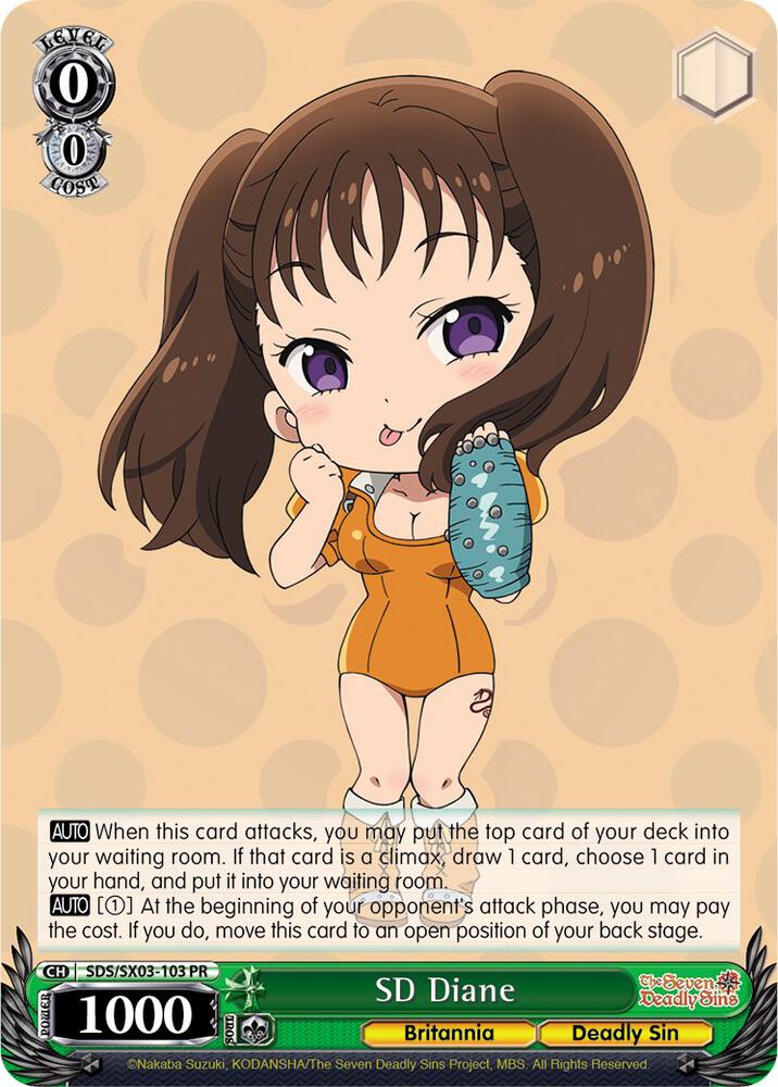 SD Diane, The Seven Deadly Sins SDS/SX03-103 PR