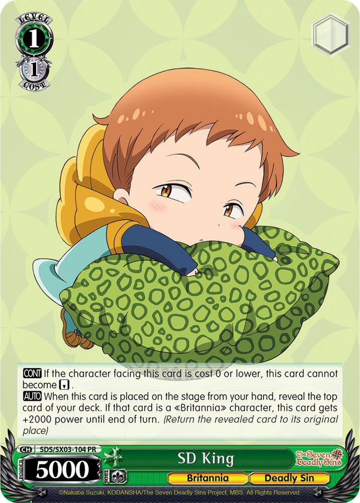 SD King, The Seven Deadly Sins SDS/SX03-104 PR