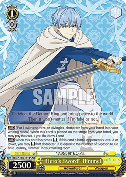 "Hero's Sword" Himmel (SR), Frieren: Beyond Journey’s End SFN/S108-E014S SR