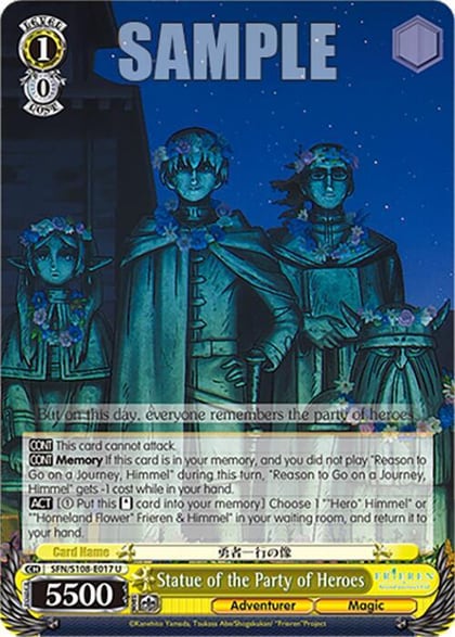 Statue of the Party of Heroes, Frieren: Beyond Journey’s End SFN/S108-E017 U