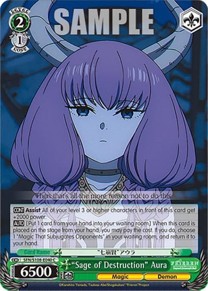 "Sage of Destruction" Aura, Frieren: Beyond Journey’s End SFN/S108-E040 C