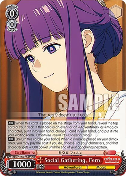 Social Gathering, Fern (SR), Frieren: Beyond Journey’s End SFN/S108-E048S SR