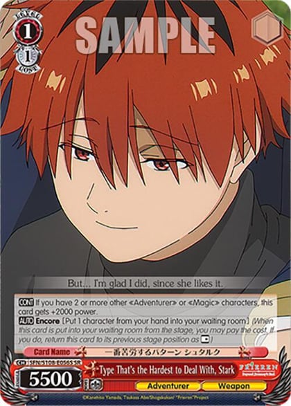 Type That's the Hardest to Deal With, Stark (SR), Frieren: Beyond Journey’s End SFN/S108-E056S SR