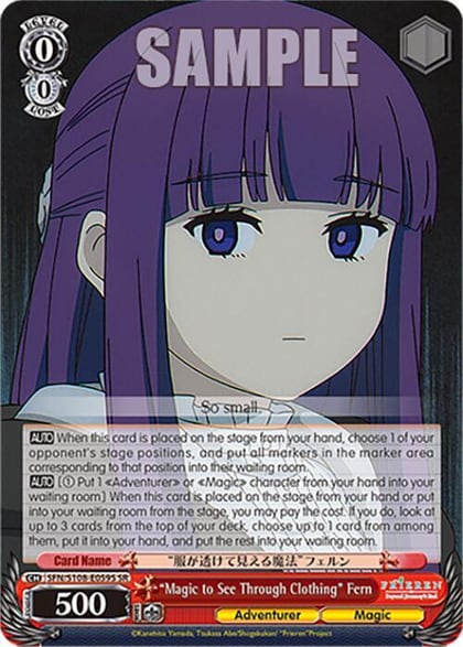 "Magic to See Through Clothing" Fern (SR), Frieren: Beyond Journey’s End SFN/S108-E059S SR