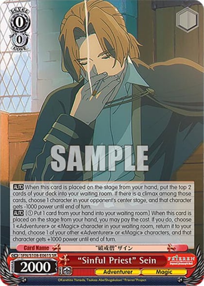 "Sinful Priest" Sein (SR), Frieren: Beyond Journey’s End SFN/S108-E061S SR