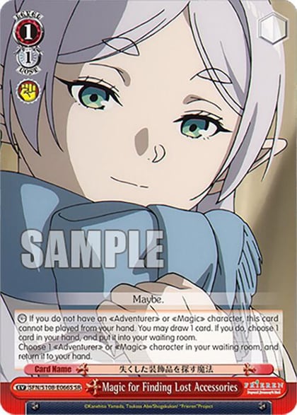 Magic for Finding Lost Accessories (SR), Frieren: Beyond Journey’s End SFN/S108-E066S SR