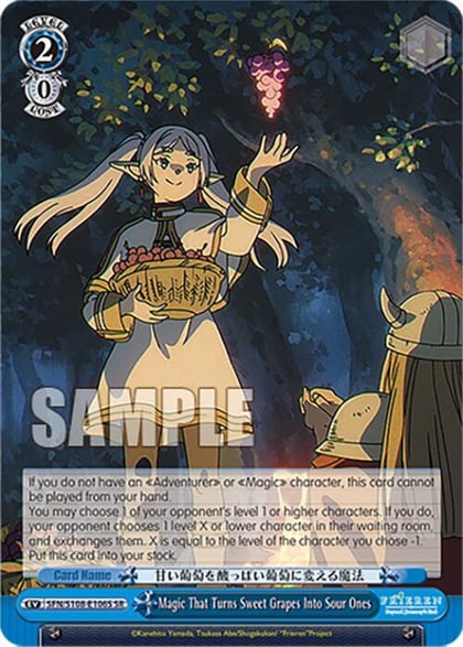 Magic That Turns Sweet Grapes Into Sour Ones (SR), Frieren: Beyond Journey’s End SFN/S108-E106S SR