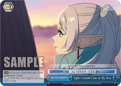 Sight I Couldn't See on My Own, Frieren: Beyond Journey’s End SFN/S108-E110 CR
