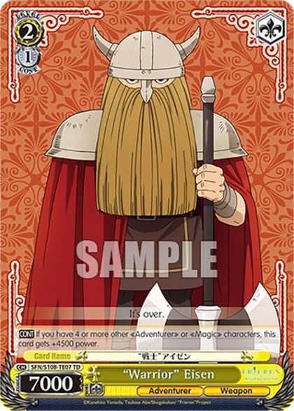 "Warrior" Eisen, Frieren: Beyond Journey’s End SFN/S108-TE07 TD