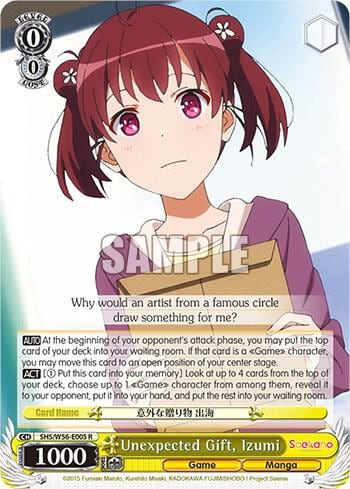 Unexpected Gift, Izumi, Saekano: How to Raise a Boring Girlfriend SHS/W56-E005 R