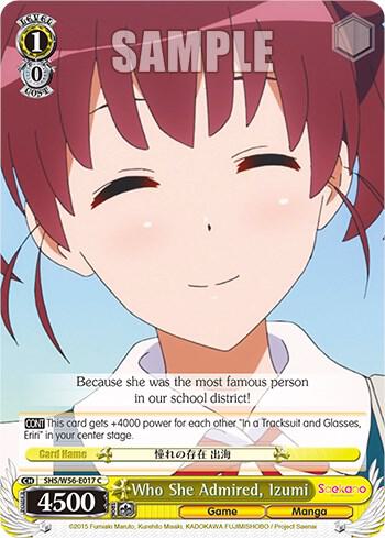 Who She Admired, Izumi, Saekano: How to Raise a Boring Girlfriend SHS/W56-E017 C