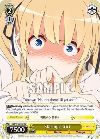 Staring, Eriri, Saekano: How to Raise a Boring Girlfriend SHS/W56-E022 C