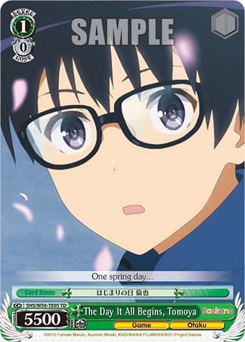 The Day It All Begins, Tomoya, Saekano: How to Raise a Boring Girlfriend SHS/W56-TE05 TD