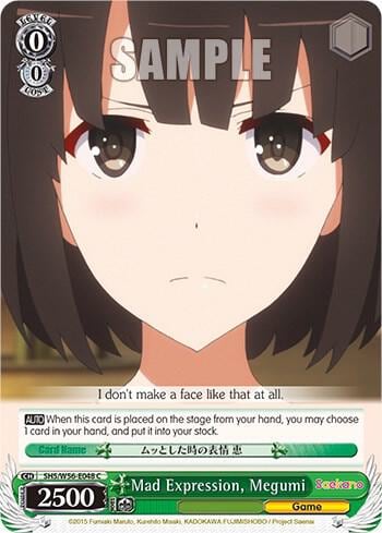 Mad Expression, Megumi, Saekano: How to Raise a Boring Girlfriend SHS/W56-E048 C