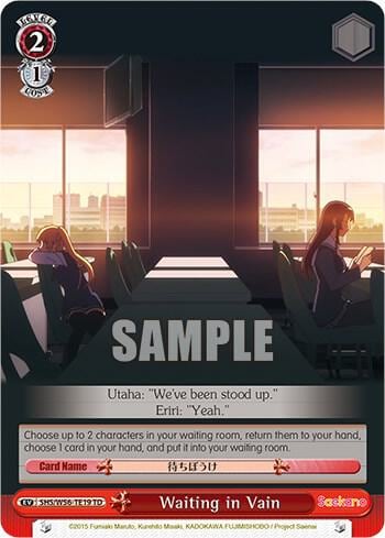 Waiting in Vain, Saekano: How to Raise a Boring Girlfriend SHS/W56-TE19 TD
