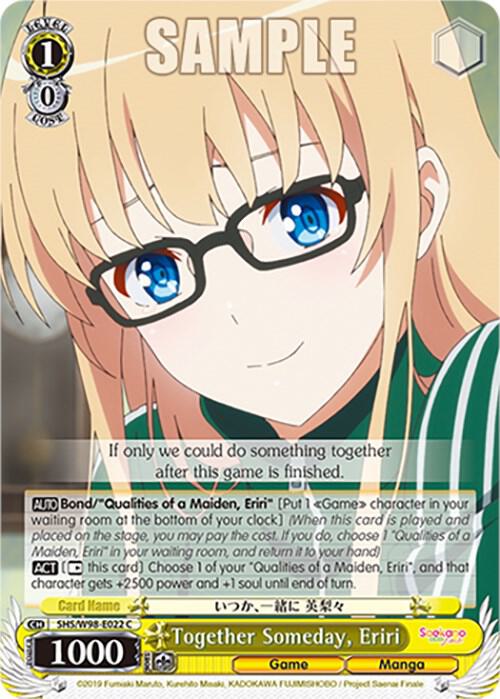 Together Someday, Eriri, Saekano the Movie: Finale SHS/W98-E022 C