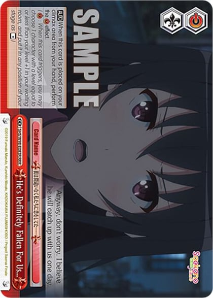 He's Definitely Fallen For Us (RRR), Saekano the Movie: Finale SHS/W98-E083R RRR