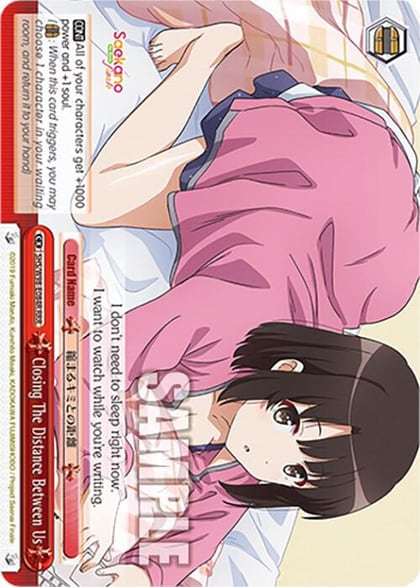 Closing The Distance Between Us (RRR), Saekano the Movie: Finale SHS/W98-E084R RRR