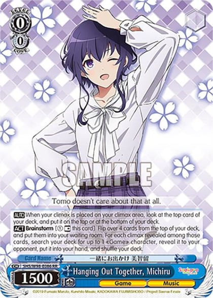 Hanging Out Together, Michiru, Saekano the Movie: Finale SHS/W98-E086 RR