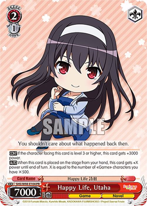 Happy Life, Utaha, Saekano the Movie: Finale SHS/W98-E104 PR
