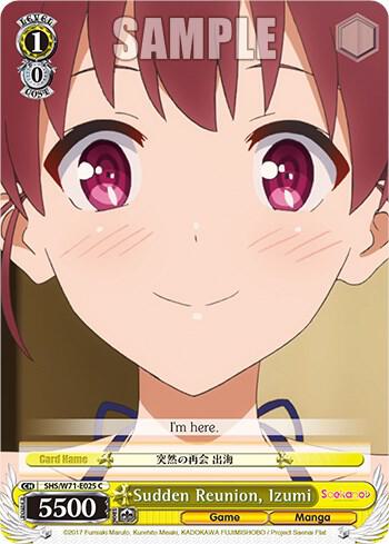 Sudden Reunion, Izumi, Saekano How to Raise a Boring Girlfriend. flat SHS/W71-E025 C