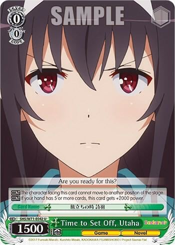 Time to Set Off, Utaha, Saekano How to Raise a Boring Girlfriend. flat SHS/W71-E042 U