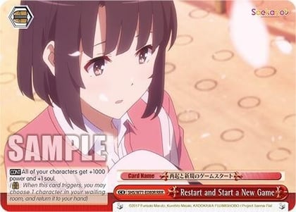 Restart and Start a New Game (RRR), Saekano How to Raise a Boring Girlfriend. flat SHS/W71-E080R RRR
