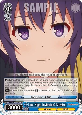 Late-Night Invitation? Michiru, Saekano How to Raise a Boring Girlfriend. flat SHS/W71-E084 R