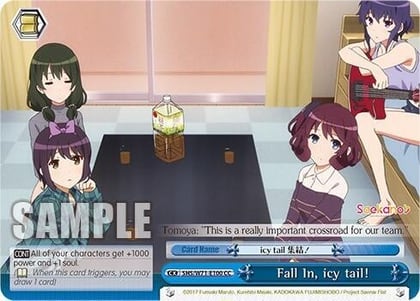 Fall In, icy tail!, Saekano How to Raise a Boring Girlfriend. flat SHS/W71-E100 CC
