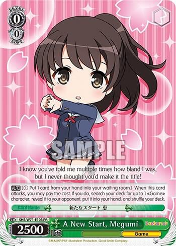 A New Start, Megumi, Saekano How to Raise a Boring Girlfriend. flat SHS/W71-E103 PR