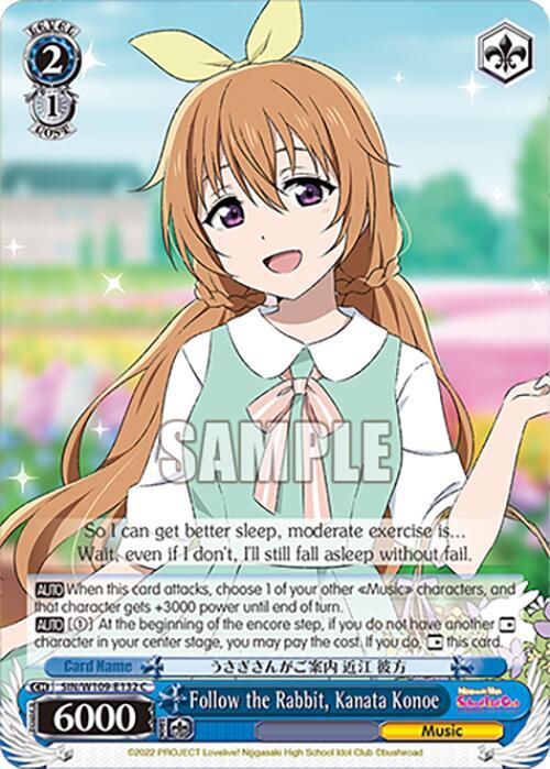 Follow the Rabbit, Kanata Konoe, Love Live! School idol festival 2 MIRACLE LIVE! SIN/W109-E132 C