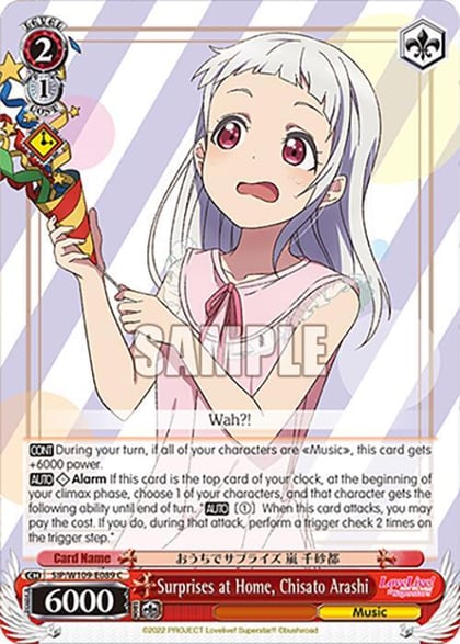 Surprises at Home, Chisato Arashi, Love Live! School idol festival 2 MIRACLE LIVE! SIP/W109-E089 C
