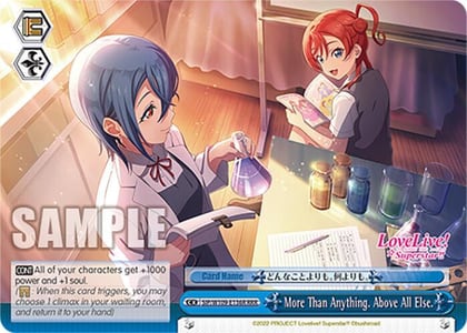 More Than Anything. Above All Else. (RRR), Love Live! School idol festival 2 MIRACLE LIVE! SIP/W109-E136R RRR