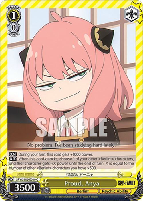 Proud, Anya, SPY x FAMILY SPY/S106-E019 C