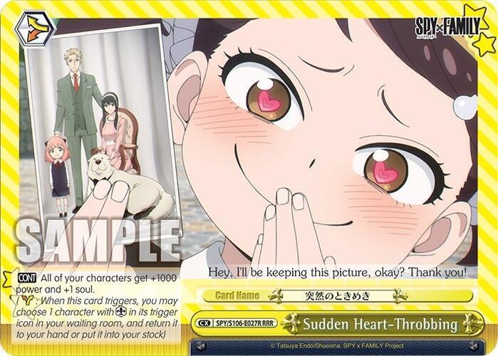 Sudden Heart-Throbbing (RRR), SPY x FAMILY SPY/S106-E027R RRR