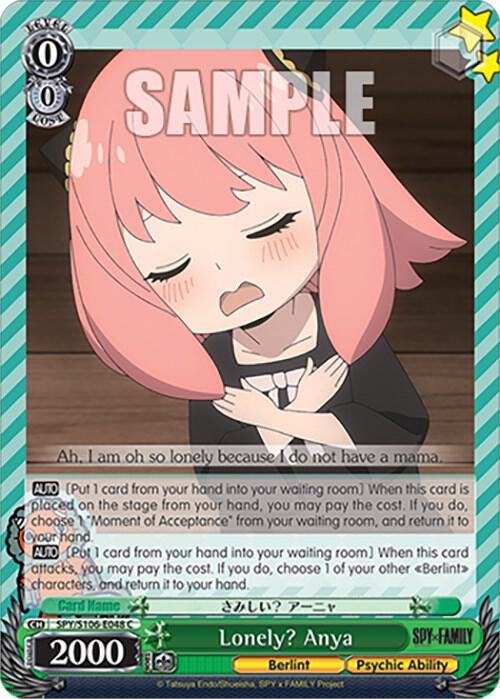 Lonely? Anya, SPY x FAMILY SPY/S106-E048 C