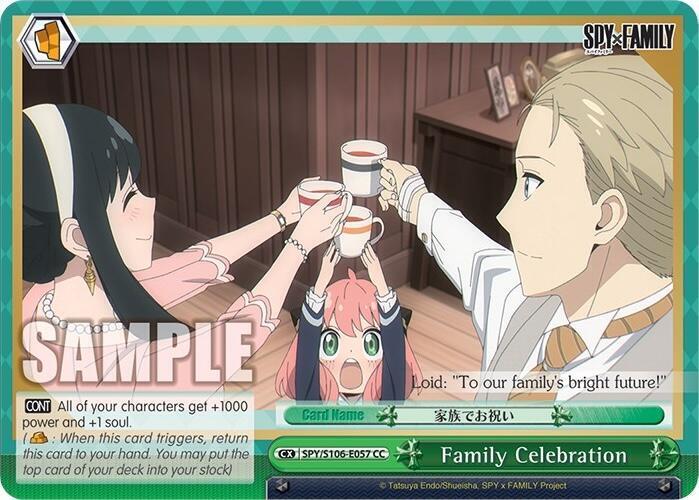 Family Celebration, SPY x FAMILY SPY/S106-E057 CC