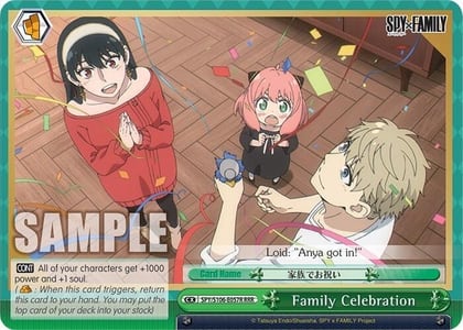 Family Celebration (RRR), SPY x FAMILY SPY/S106-E057R RRR