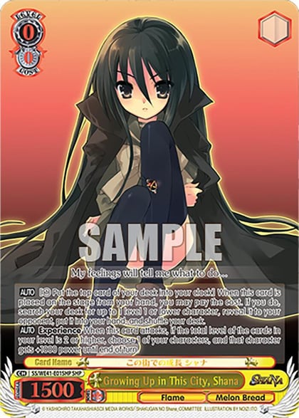 Growing Up in This City, Shana (SHP), Shakugan no Shana Premium Booster SS/WE41-E01SHP SHP