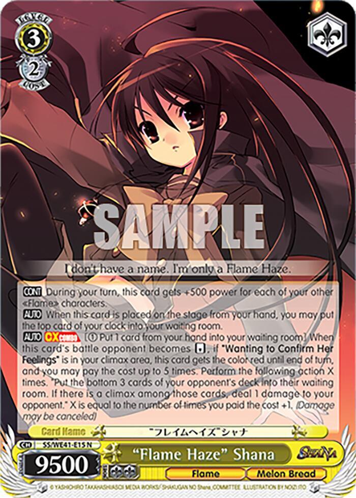 "Flame Haze" Shana, Shakugan no Shana Premium Booster SS/WE41-E15 N