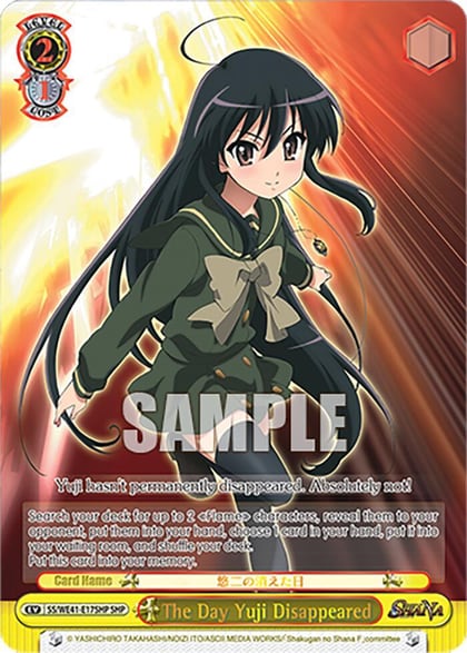 The Day Yuji Disappeared (SHP), Shakugan no Shana Premium Booster SS/WE41-E17SHP SHP