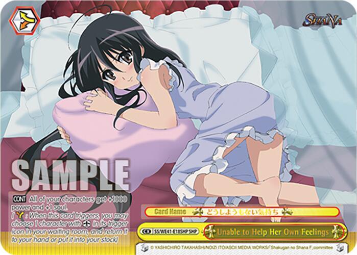 Unable to Help Her Own Feelings (SHP), Shakugan no Shana Premium Booster SS/WE41-E18SHP SHP