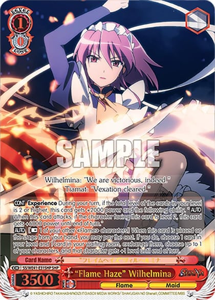 "Flame Haze" Wilhelmina (SHP), Shakugan no Shana Premium Booster SS/WE41-E31SHP SHP