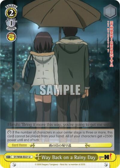 Way Back on a Rainy Day, The Melancholy of Haruhi Suzumiya SY/W08-E021 U