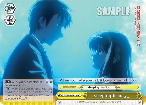 sleeping beauty_, The Melancholy of Haruhi Suzumiya SY/W08-E024 CC