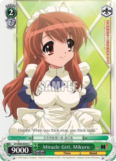 Miracle Girl, Mikuru, The Melancholy of Haruhi Suzumiya SY/W08-E044 C