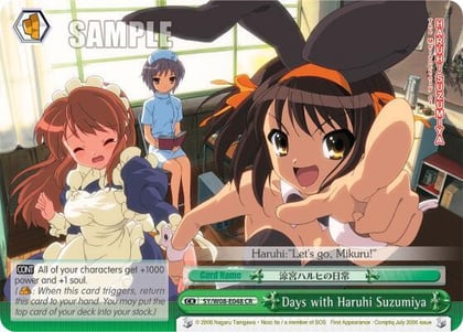 Days with Haruhi Suzumiya, The Melancholy of Haruhi Suzumiya SY/W08-E048 CR