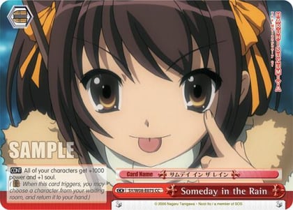 Someday in the Rain, The Melancholy of Haruhi Suzumiya SY/W08-E075 CC
