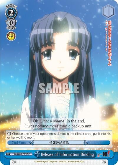 Release of Information Binding, The Melancholy of Haruhi Suzumiya SY/W08-E097 C