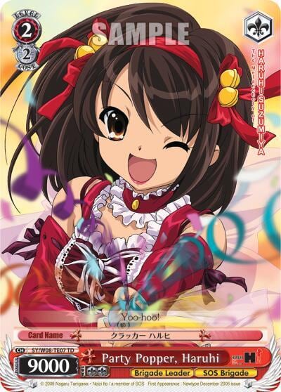 Party Popper, Haruhi (TD), The Melancholy of Haruhi Suzumiya SY/W08-TE07 TD
